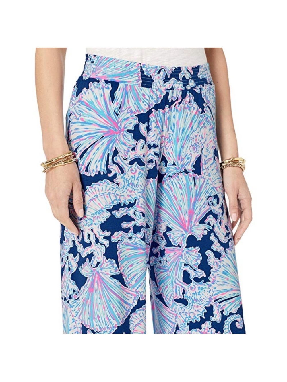 NWOT Lilly Pulitzer SHELLS BELLS Lorena Breezy Palazzo Pant XS